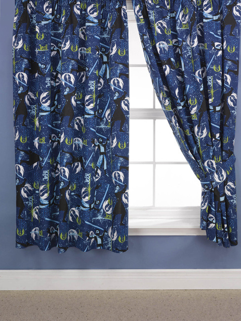 Clone Wars Jedi Curtains 54` Drop