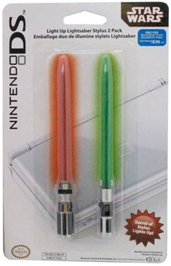 Wars DS Light Sabre Stylus 2 pack