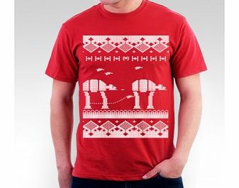 Wars Knitted Walker Red T-Shirt Small ZT