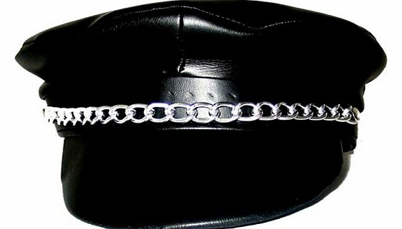 Star55 Mens Womens 80s 90s PVC Bikers Rocker Village People HAT Fancy Dress Costume Hat