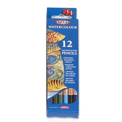 Watercolour Pencils Hexagonal Assorted Ref