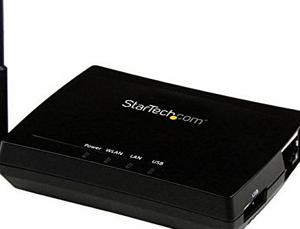 StarTech AirPrint 1 Port 150 Mbps USB Wireless-N Network Print Server