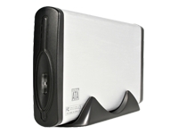 STARTECH .com 3.5in Silver USB 2.0 OTB SATA External Hard Drive Enclosure