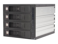 .com 4 Drive 3.5in Trayless Hot Swap SATA Mobile Rack Backplane