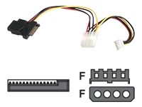 LP4-SATA 15PIN PWR ADPTR F/M FLPY