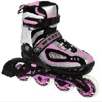 Bronx Adjustable Inline Skates Pink Junior 3 to Junior 6