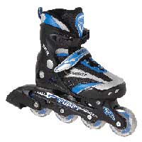 Comet Adjustable Inline Skates Blue Size Junior 13 to Adult 3