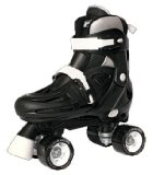 SFR Storm Black/White Quad Roller Skates - Medium Jnr12-2