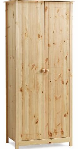 Steens 2-Door Pine Wardrobe