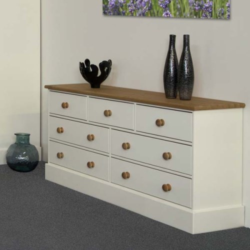 Balmoral White 3+4 Drawer Chest