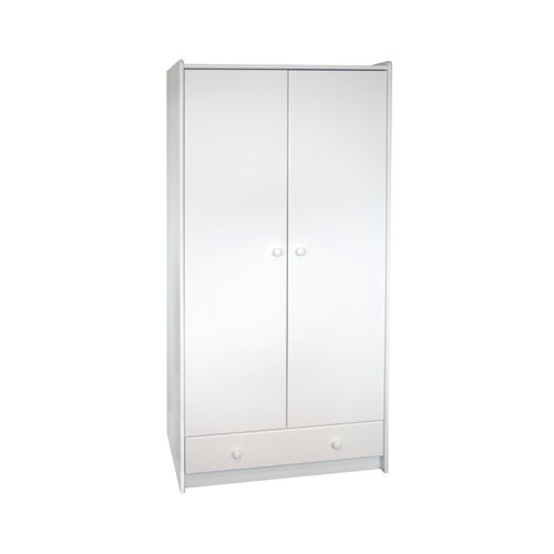 Steens For Kids Tall Wardrobe In White