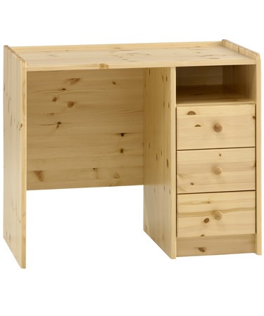 Steens Natural Pine 3 Drawer Desk