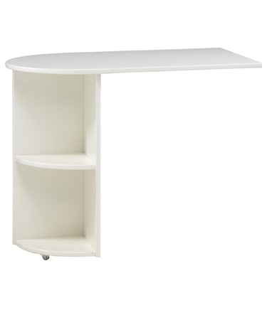 Steens White Pull-Out Desk