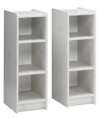 Steens Whitewash Pine Bookcases