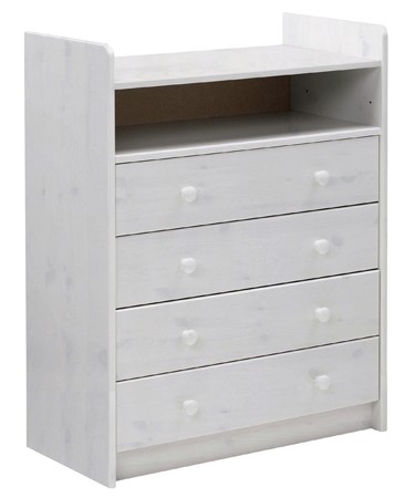 Steens Whitewash Pine Chest of Drawers