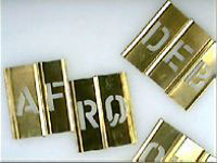 Atb Set Pp Brass Locking Stencils 1In Letter