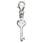 Sterling Silver 18 Key Charm