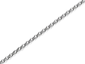 Sterling Silver 1mm Wide Belcher Chain 16`` -