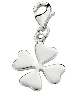 sterling Silver 4 Leaf Clover Charm