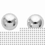 Sterling Silver 6mm Ball Studs