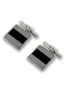 Silver and Onyx Cufflinks