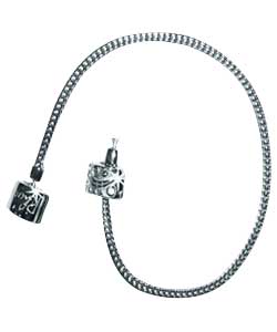 Sterling Silver Chain and Stopper Bead - 21cm