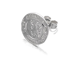 Sterling Silver Chelsea FC Single Earring - 102420