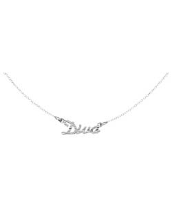 Sterling Silver Childrens Diva Necklet