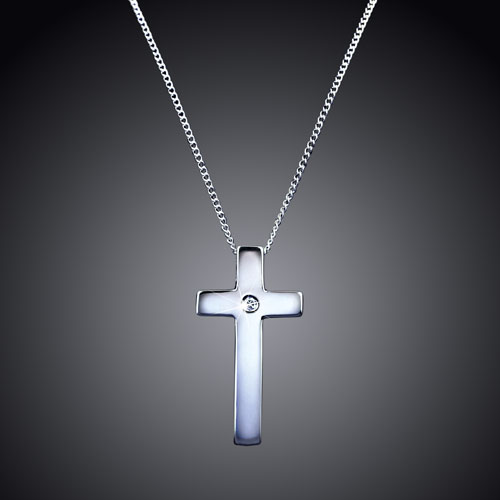 Sterling Silver Cross Necklace