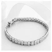 Sterling Silver Cubic Zirconia Bracelet