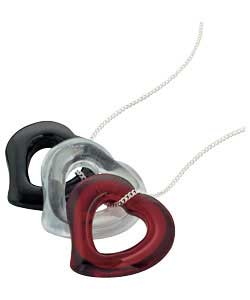 sterling Silver Cubic Zirconia Change Of Heart Pendant