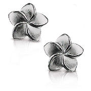 Sterling Silver Flower Earrings