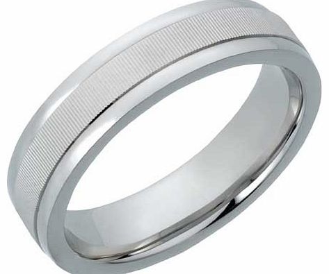 Sterling Silver Heavyweight Diamond Cut Wedding