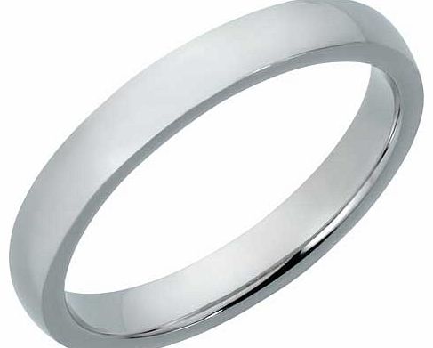 Sterling Silver Heavyweight Wedding Band - 3mm