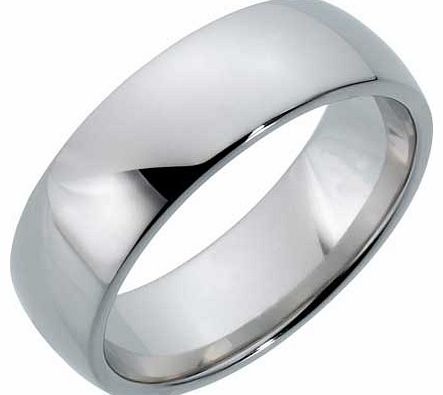 Sterling Silver Heavyweight Wedding Band - 7mm