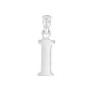Sterling Silver I Initial Pendant