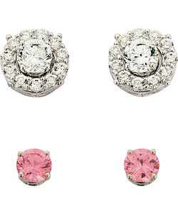 Sterling Silver Interchangeable Cubic Zirconia