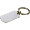 Sterling Silver Keyring: 26mm x 45mm x 1mm