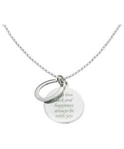 Sterling Silver Luck Pendant