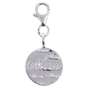 Sterling Silver Mum Charm
