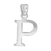 Sterling Silver P Initial Pendant