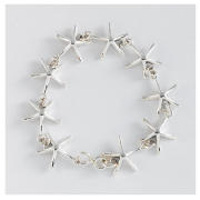 STERLING SILVER STARFISH BRACELET