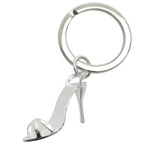 sterling Silver Stiletto Keyring