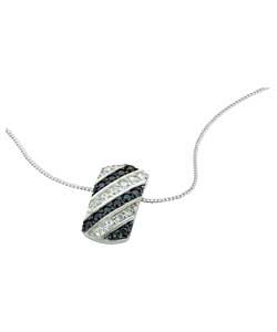 sterling Silver Stripe Pendant