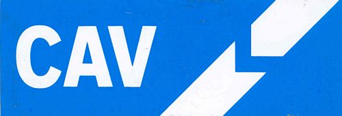 Stickers and Patches Cav Large Sticker (20cm x 7cm)