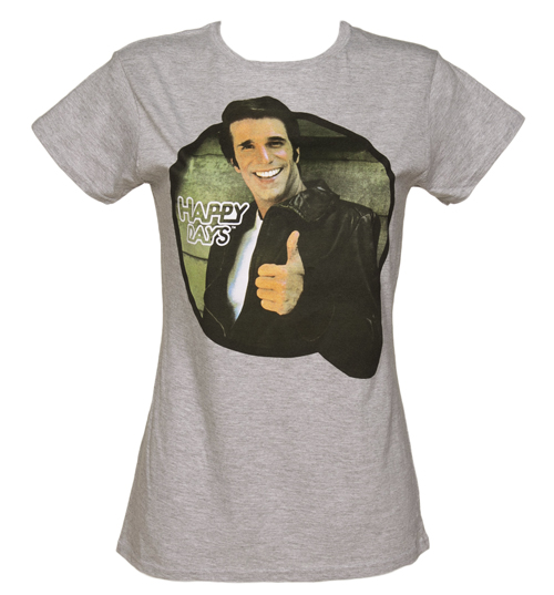 Ladies The Fonz Happy Days T-Shirt from Sticks