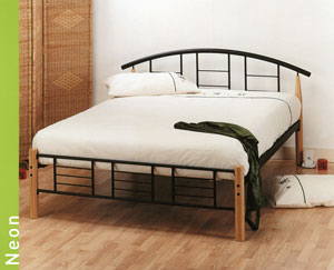 Stock Limelight Neon 4FT 6`Double Metal Bed