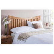 Stockholm Slatted Headboard Double, Oak