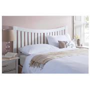 Slatted Headboard Double, White