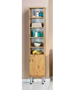 Stockholm Solid Pine Tall Bathroom Unit